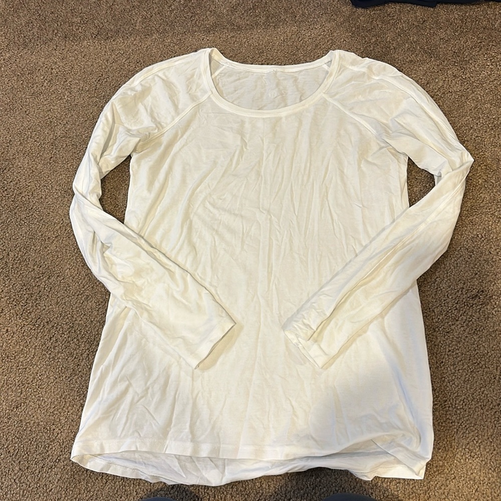 Lululemon white long sleeves